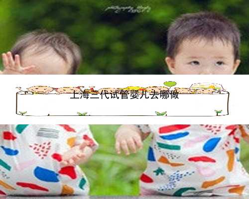 上海三代试管婴儿去哪做